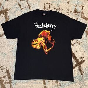 Vintage Buckcherry Time Bomb 2001 Tour Shirt Size XL Sleaze Rock Band Tee